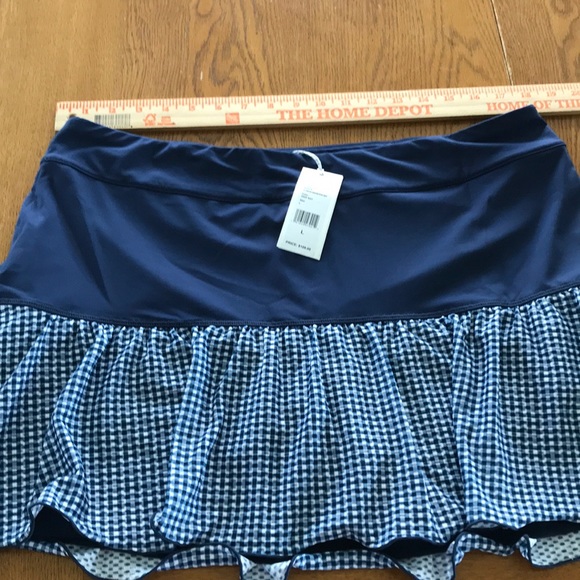 Vineyard Vines Skirt 15” Printed Gingham Sport - Picture 7 of 8